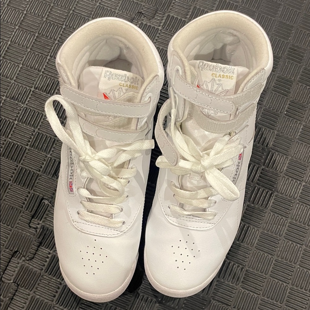 Reebok White High-Top Sneakers